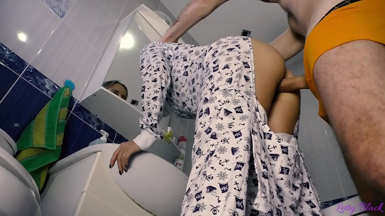 Hack with young in pajamas ends oral cum in ass - letty black